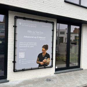 Spandoek enkelzijdig