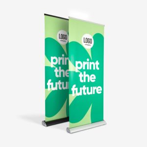 Deluxe roll-up banner